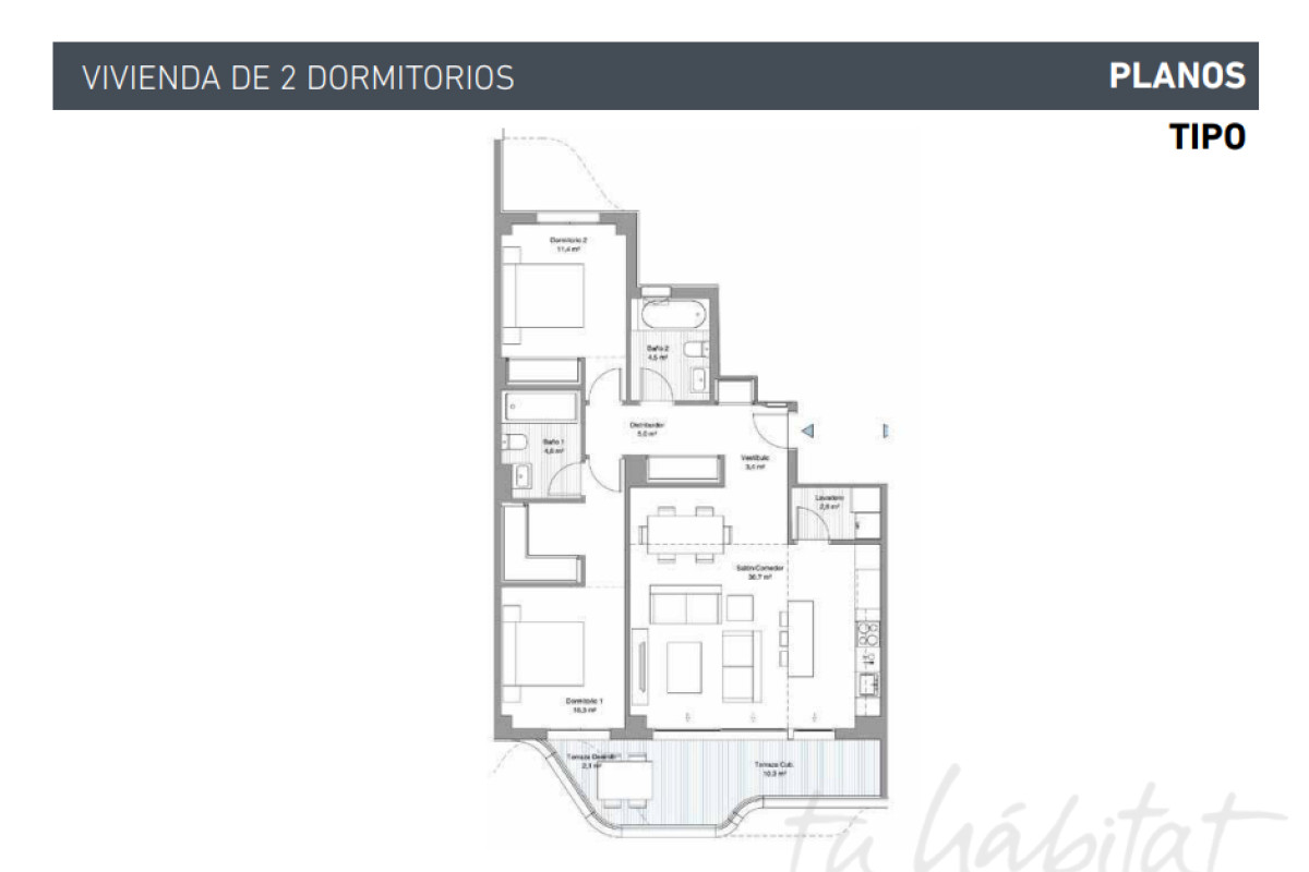 Продажа квартиры на Avda. Mar de Alboran sn, Торремолинос
plan 3