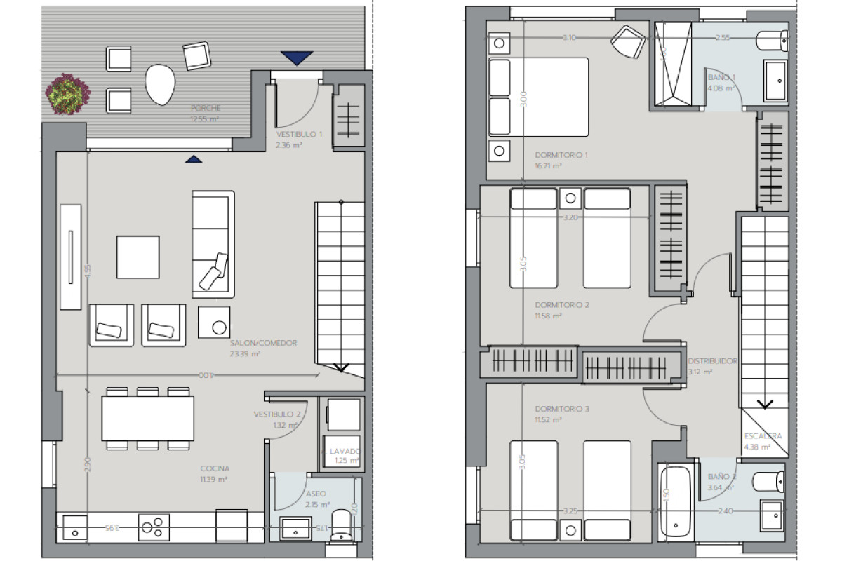 Sale of townhouse in  Riviera del Sol , Mijas plan 1