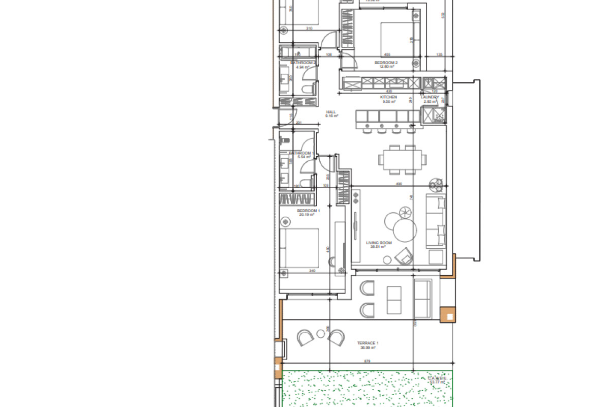 Продажа пентхауса на C. Casas del Padrón sn, Эстепона plan 1