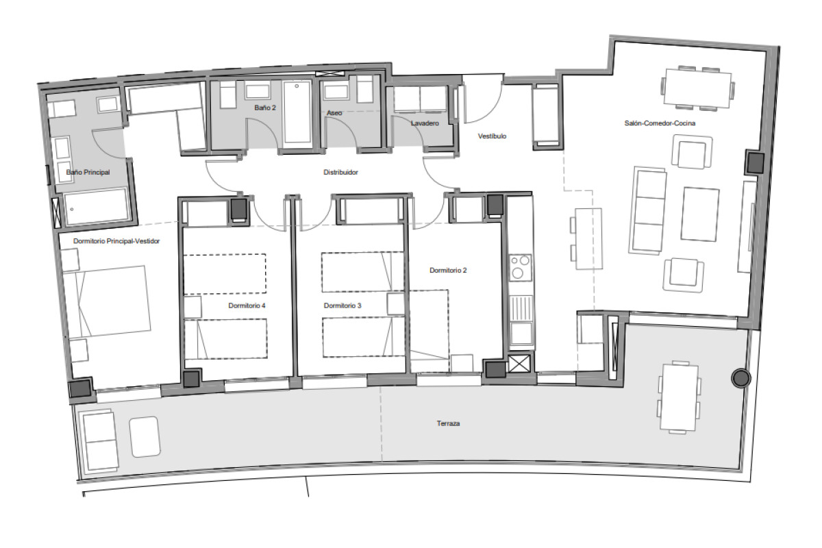 Obra nueva Insur Scala en Estepona (Revista) plan 1