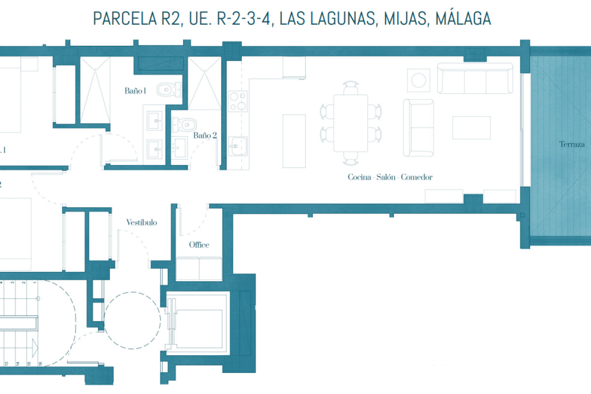 Obra nueva Jardines de las Lagunas II en Mijas (Revista) plan 3
