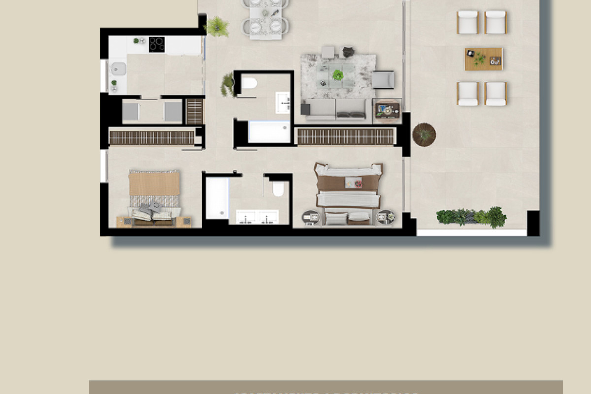 New construction Marbella Lake, Nueva Andalucía in Marbella plan 1