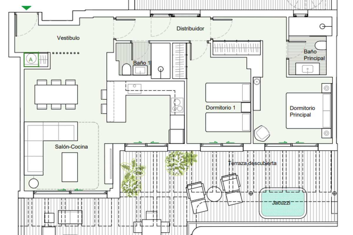 Obra nueva Calanova Collection en Mijas (Revista) plan 1