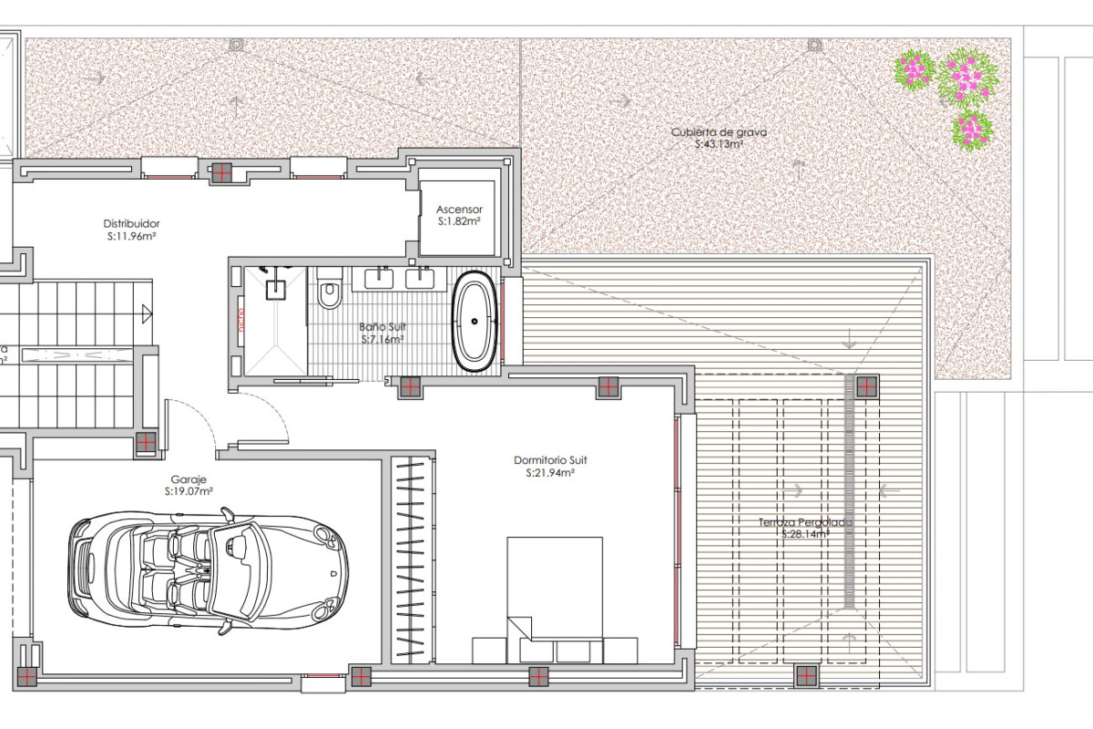 Obra nueva Gran Sol 4S Calpe en Calpe (Revista) plan 1