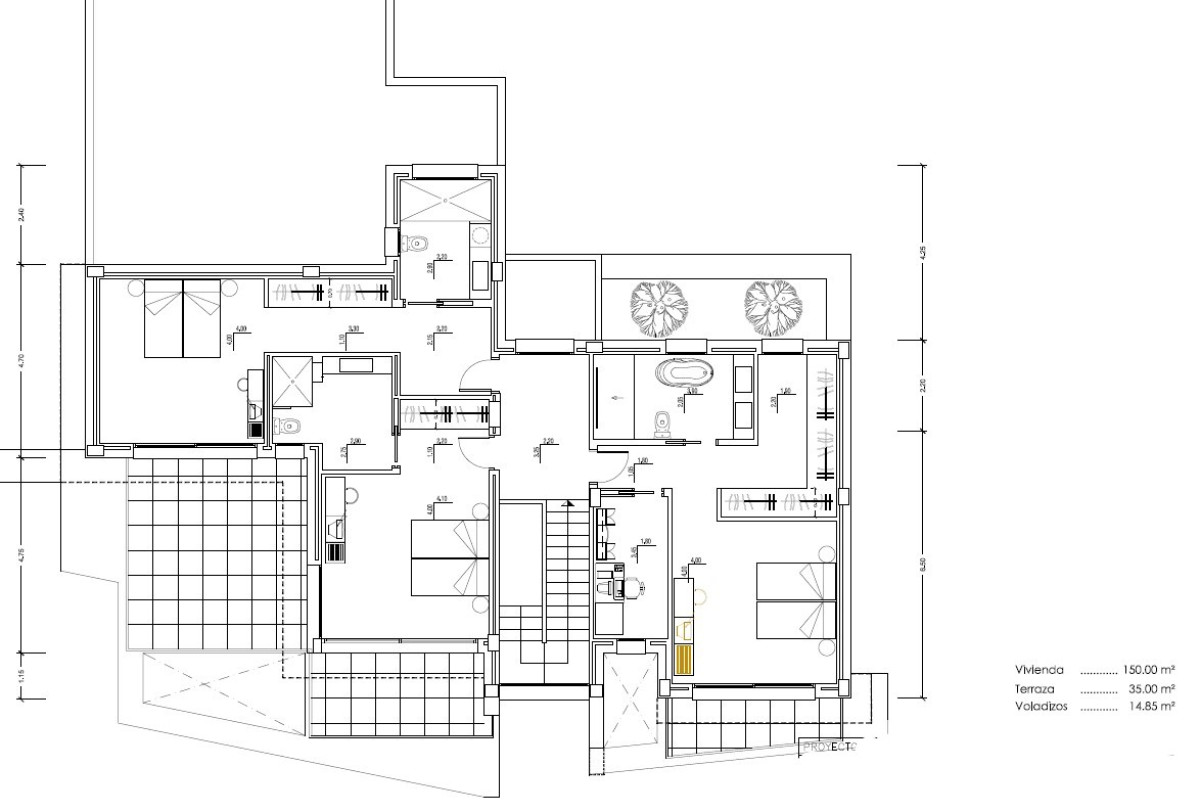 Nowa nieruchomość Cometa III Calpe w Kalpe plan 2