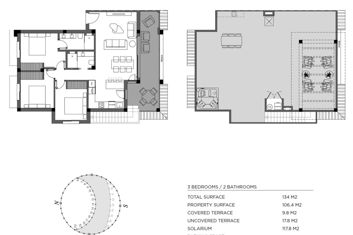 Obra nueva Marella Garden  Alexandra en Rojales (Revista) plan 1