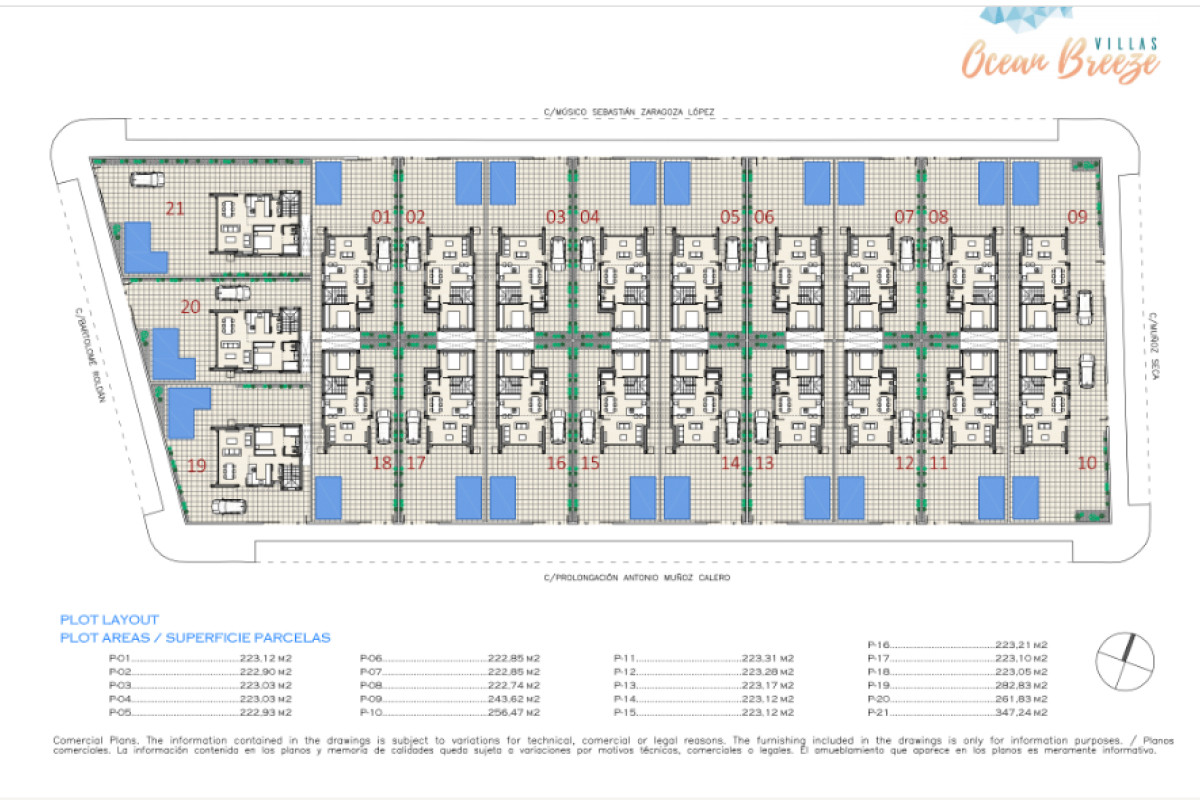 Obra nueva Ocean Breeze Villas en Águilas (Revista) plan 2