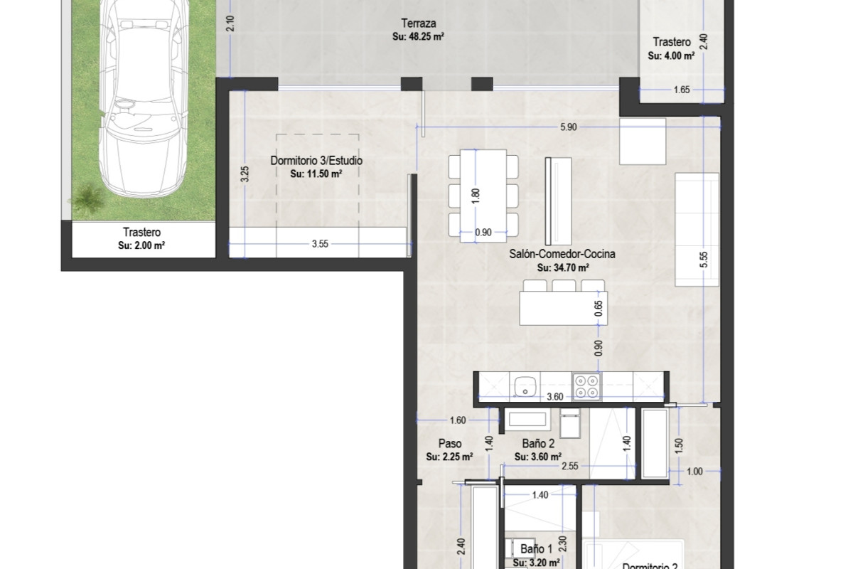 Obra nueva La Llana Premium en San Pedro del Pinatar (Revista) plan 2