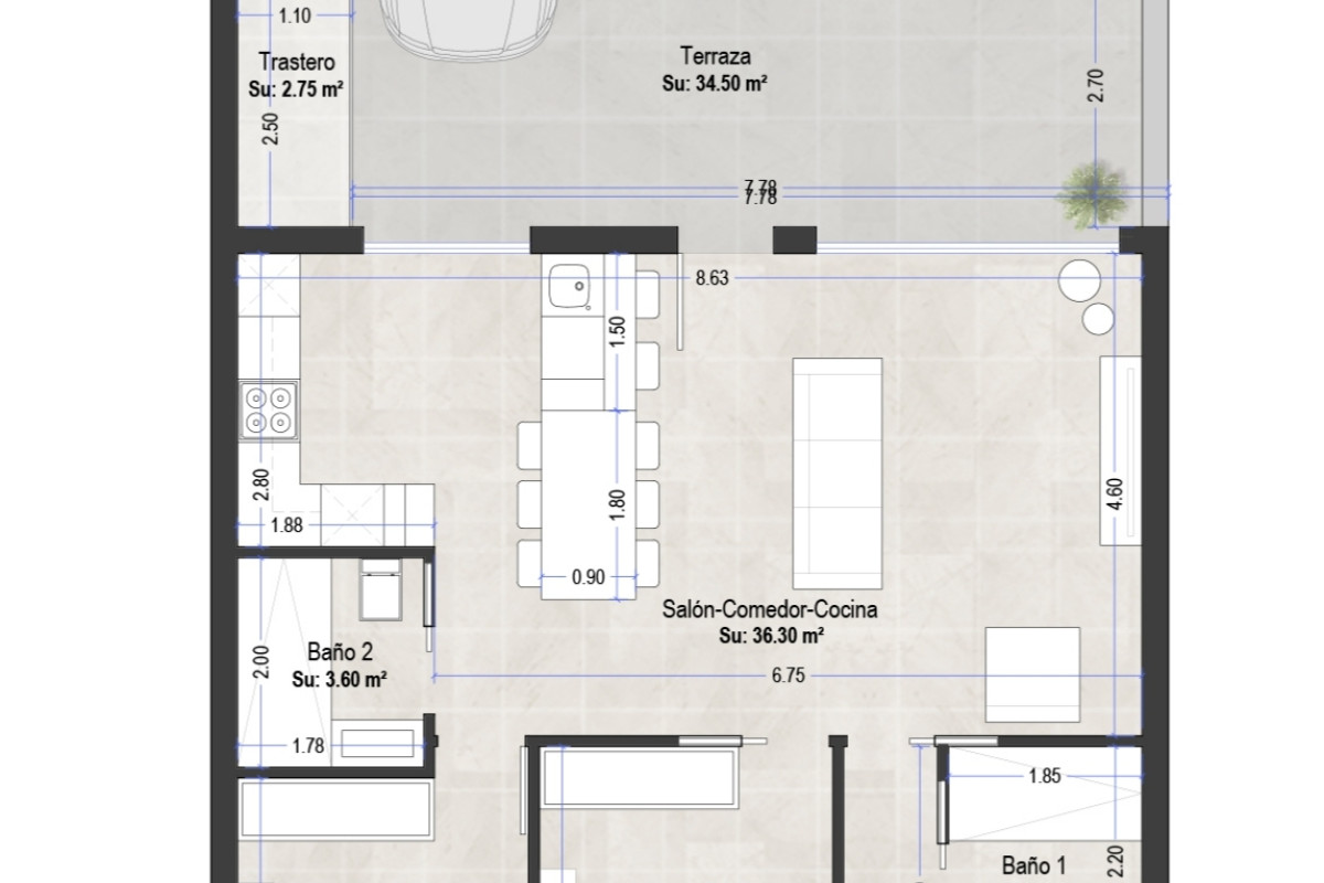 Obra nueva La Llana Premium en San Pedro del Pinatar (Revista) plan 3