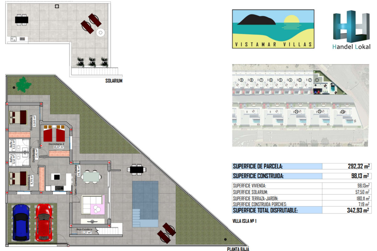 Obra nueva Vistamar Villas en San Juan de los Terreros (Revista) plan 2