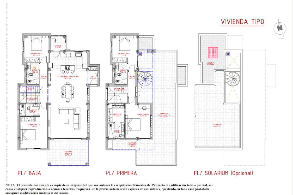 Obra nueva Villa Kai en San Fulgencio (Revista) plan 1