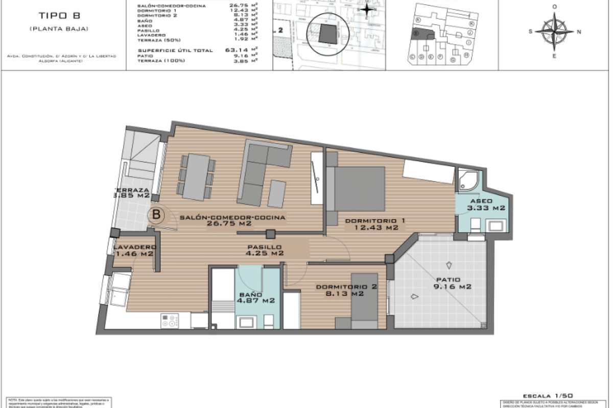 Obra nueva La Vista Algorfa en Algorfa (Revista) plan 2