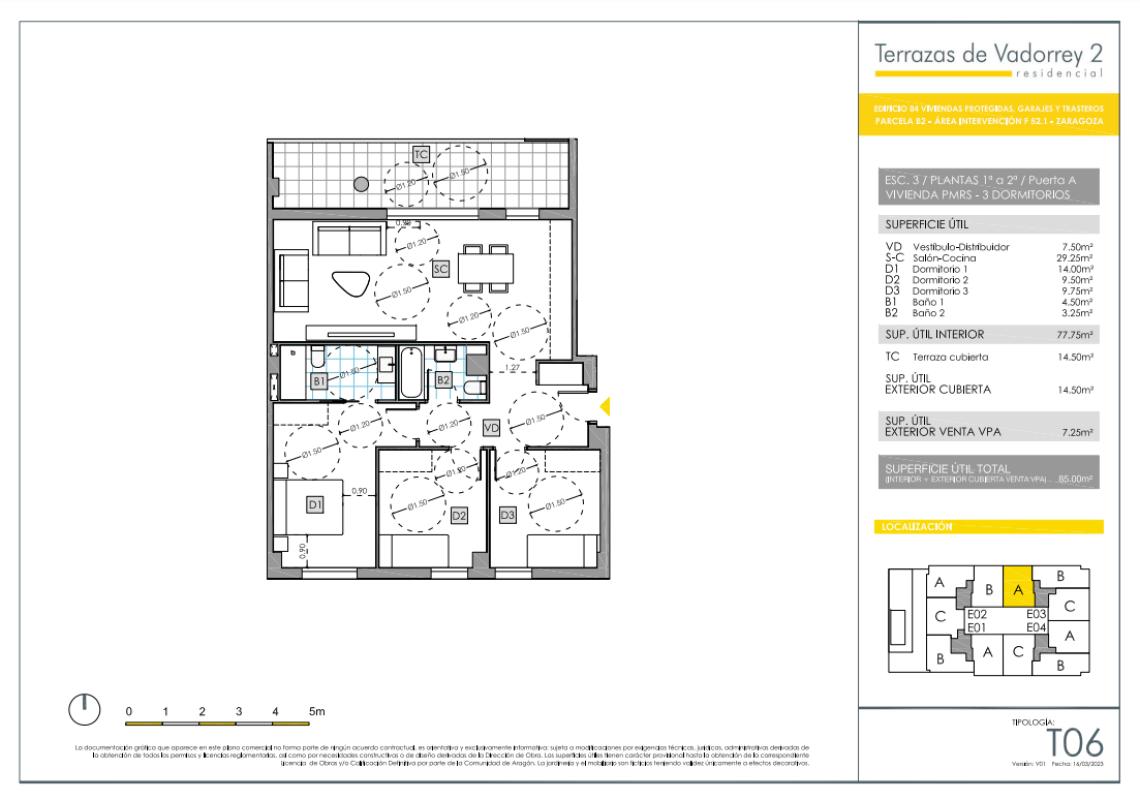 New construction Residencial Terrazas de Vadorrey 2 in Zaragoza plan 1