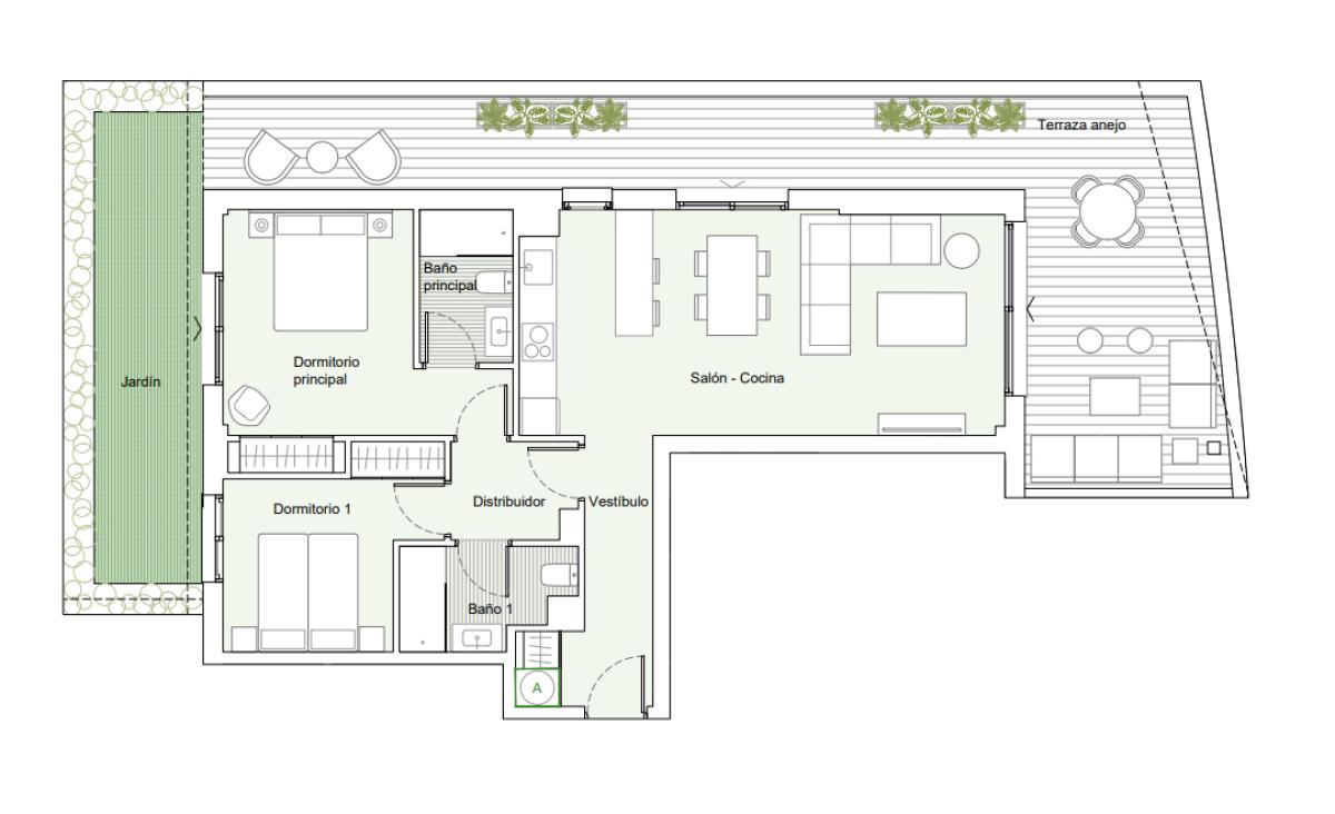 Penthouse sale in , Estepona plan 1