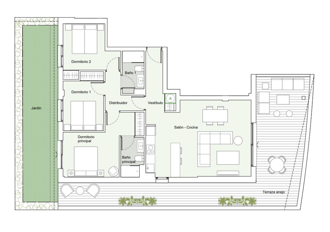 Penthouse sale in , Estepona plan 2