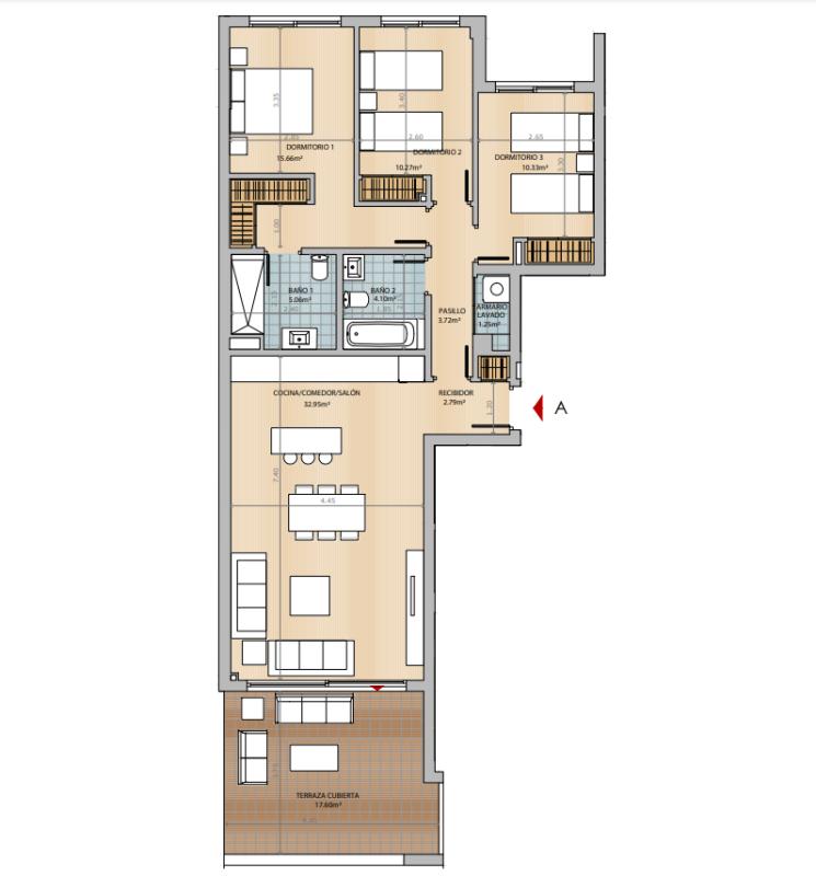 Sprzedaż mieszkania w Calle Aralia s/n, Mijas
 plan 2