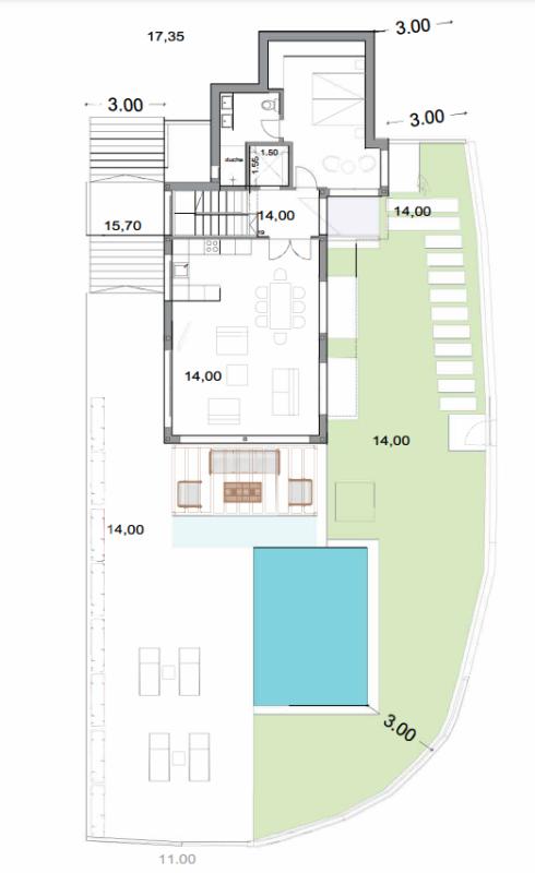 Продажа отдельного шале в  Camino Lirio con Avda Central s/n, Михас plan 1