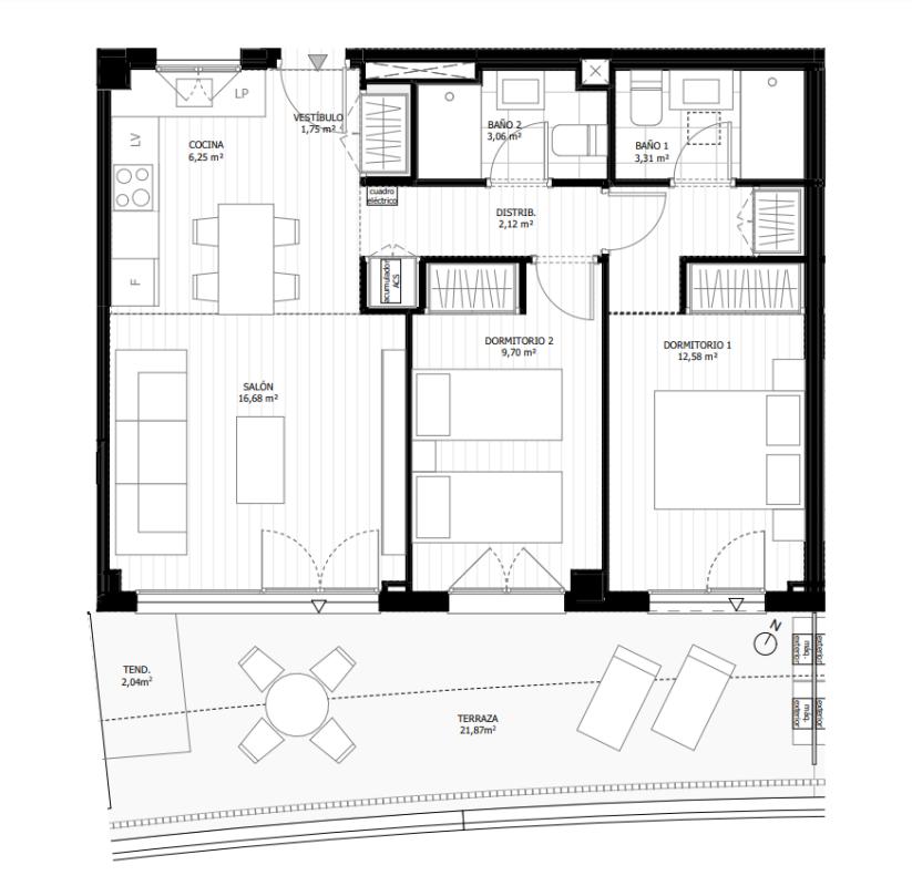 Sale of apartment in Calle Brida s/n, Mijas
plan 3