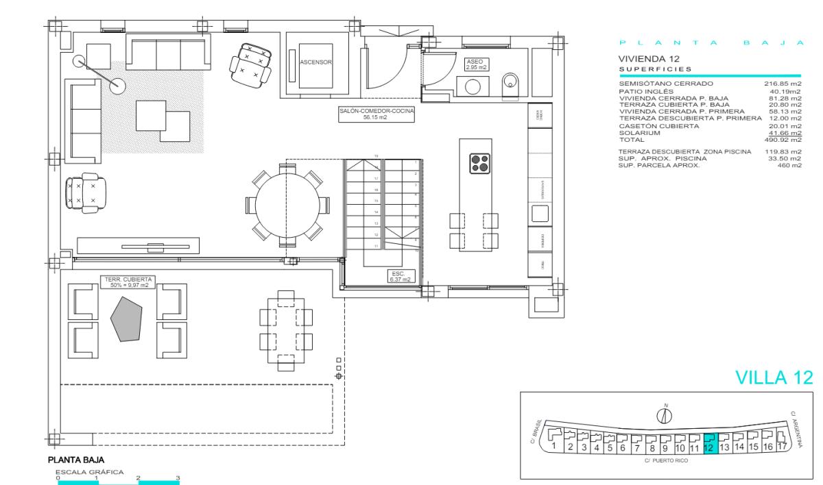 Obra nueva Villa Orange en Finestrat (Revista) plan 4