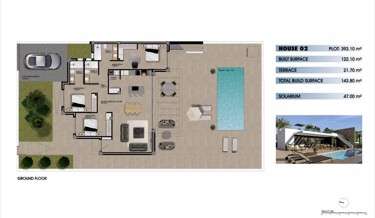 Новостройка Terrazas de Alicante в Мутхамель plan 3