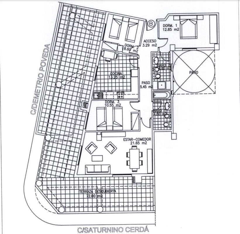 Obra nueva La Dama III en Monovar (Revista) plan 3