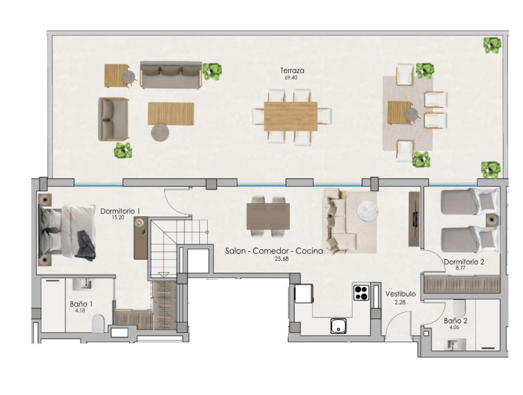 Obra nueva Sea Essence en Santa Pola (Revista) plan 1