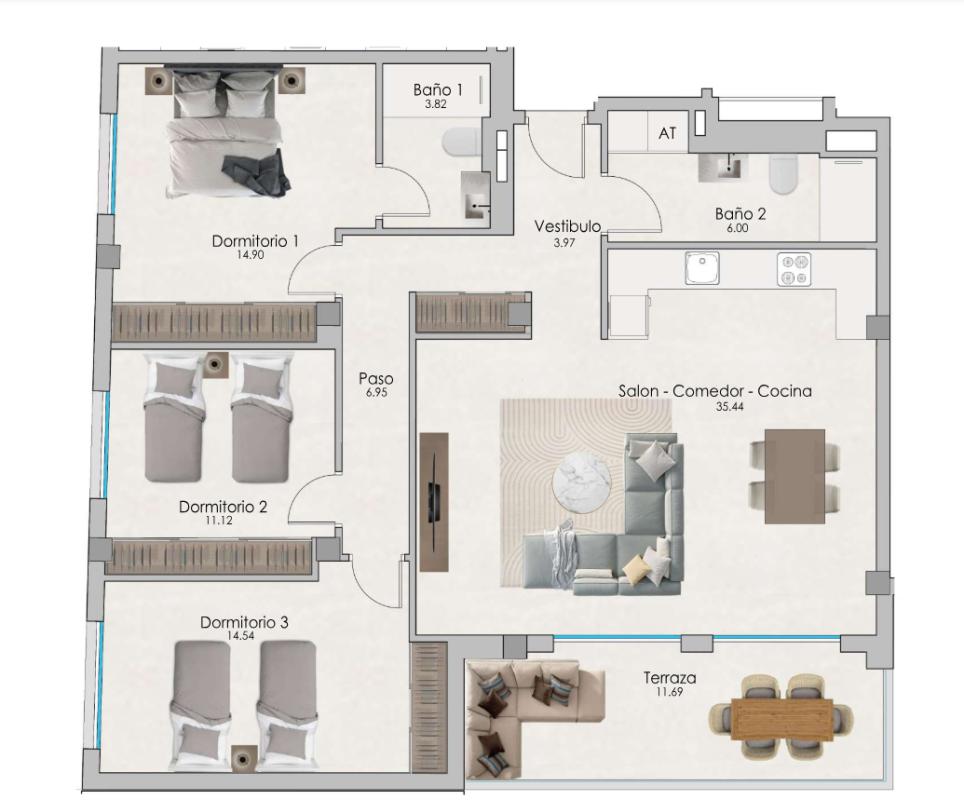 Obra nueva Sea Essence en Santa Pola (Revista) plan 2