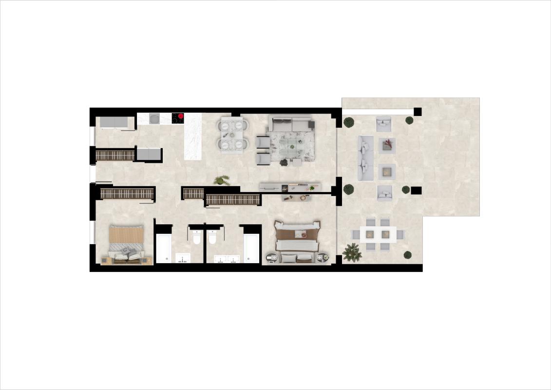 Venta de piso en Calle Torre Campanillas s/n, Benahavís
plan 1