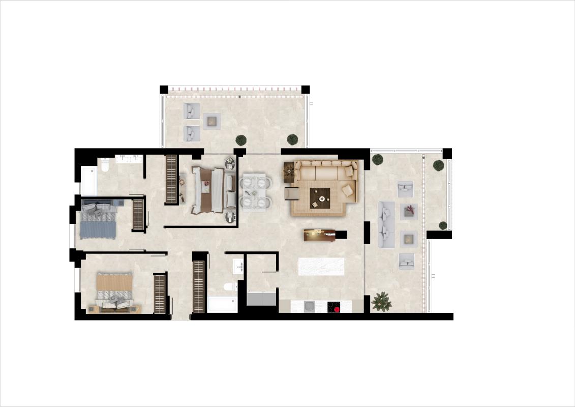 Venta de piso en Calle Torre Campanillas s/n, Benahavís
plan 3