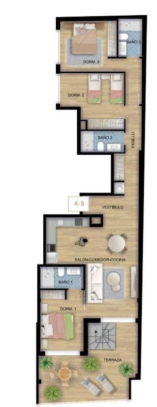 Obra nueva Alegria Residencial XXIII en Torrevieja (Revista) plan 4