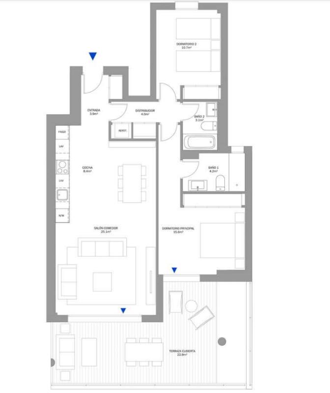 Venta de bajo en Camino Loma de Retamar, Estepona
plan 3