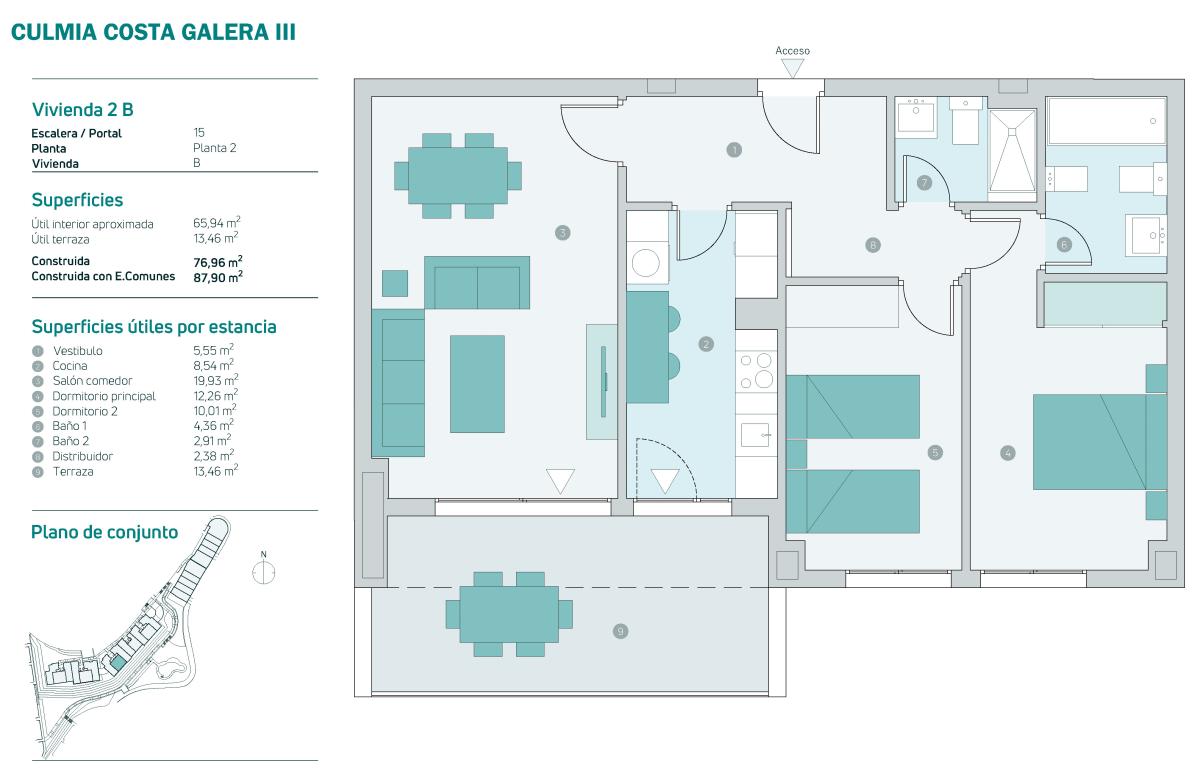 Obra nueva Costa Galera III en Velilla-Taramay (Revista) plan 1