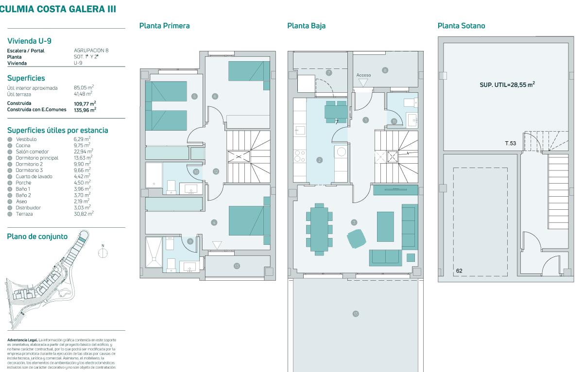 Obra nueva Costa Galera III en Velilla-Taramay (Revista) plan 2