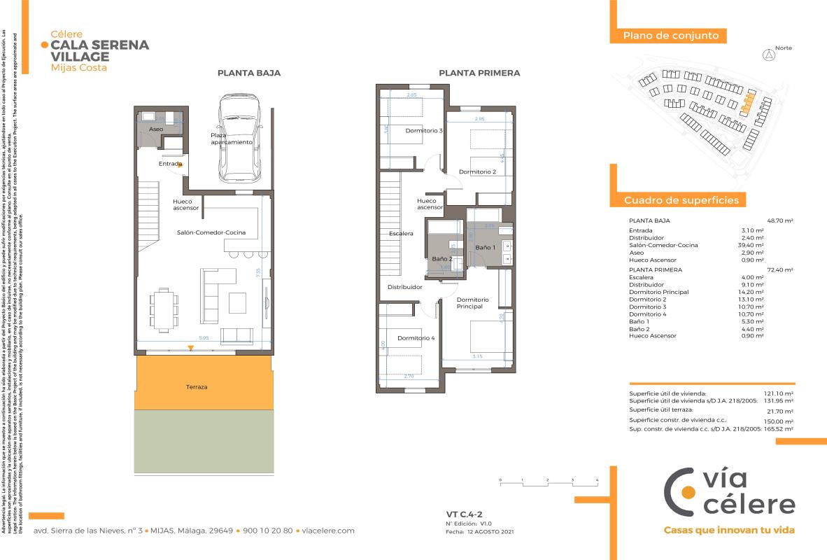 Obra nueva Cala Serena Village en Mijas (Revista) plan 3