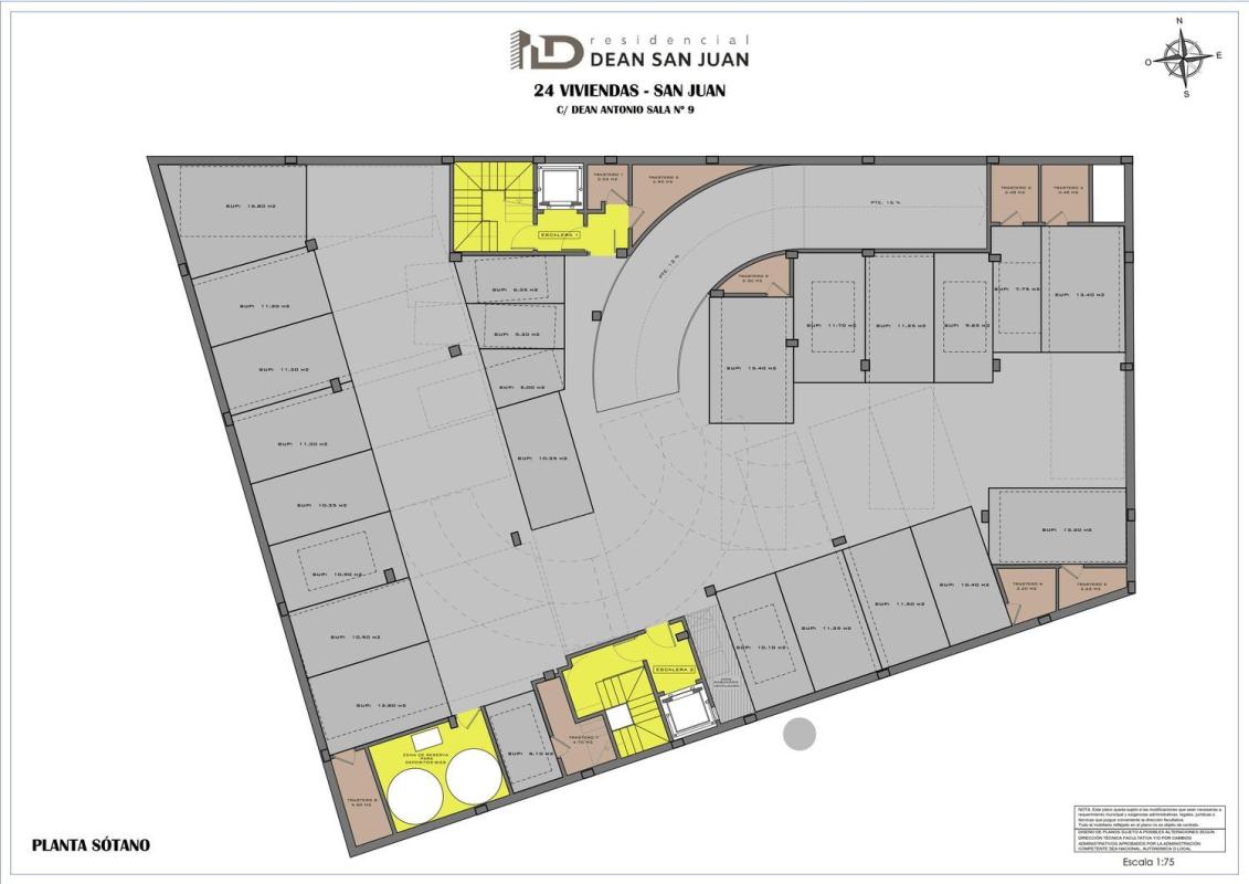 Obra nueva Residencial Dean San Juan en Alicante / Alacant (Revista) plan 1