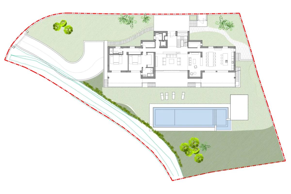 Obra nueva Paradise Villas en Estepona (Revista) plan 1