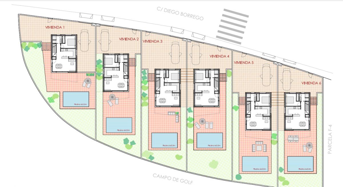 Новостройка VISTA AZUL XXXV LO ROMERO GOLF VILLAS в Пилар де ла Орадада plan 2