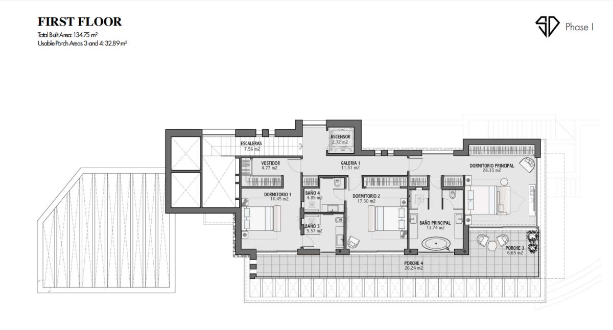 Obra nueva 7 Diamonds La Capellanía en Benalmádena (Revista) plan 3