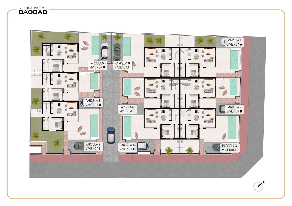 Sprzedaż szeregowego domku w , Benijofar plan 5