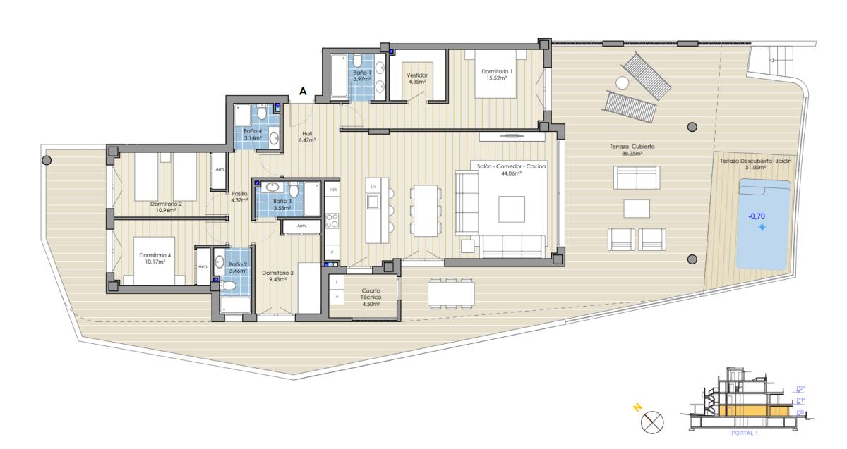 Venta de bajo en Avenida de los Acebos s/n, Marbella
plan 1