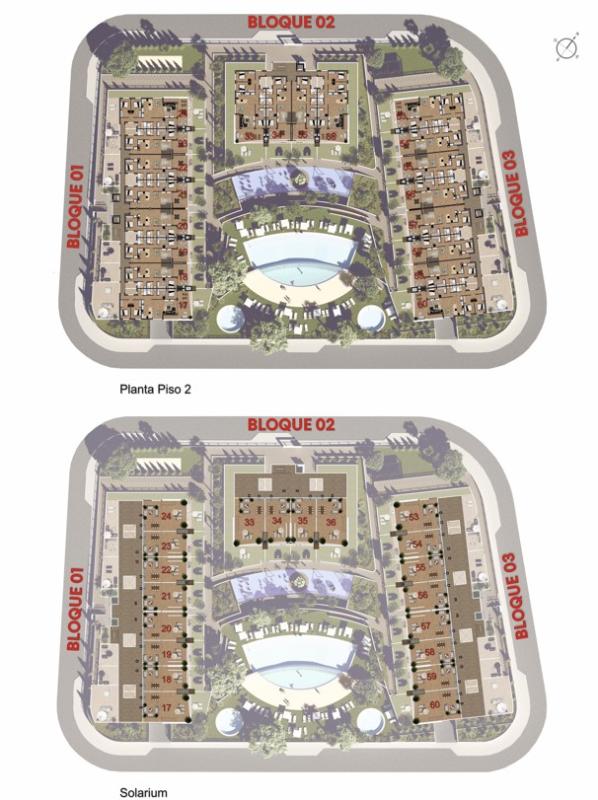 New construction Residencial Jaya Apartments in Amoros plan 2