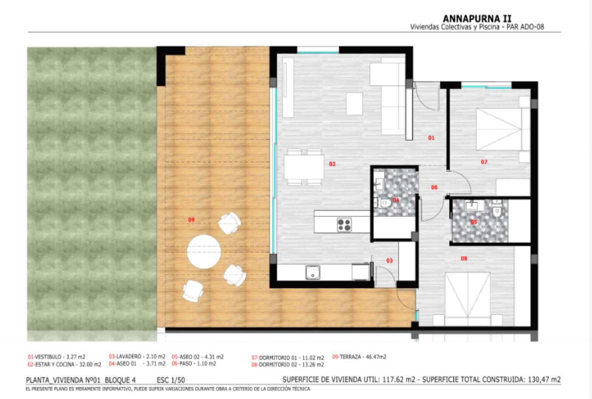 Obra nueva Annapurna II en Monforte del Cid (Revista) plan 3