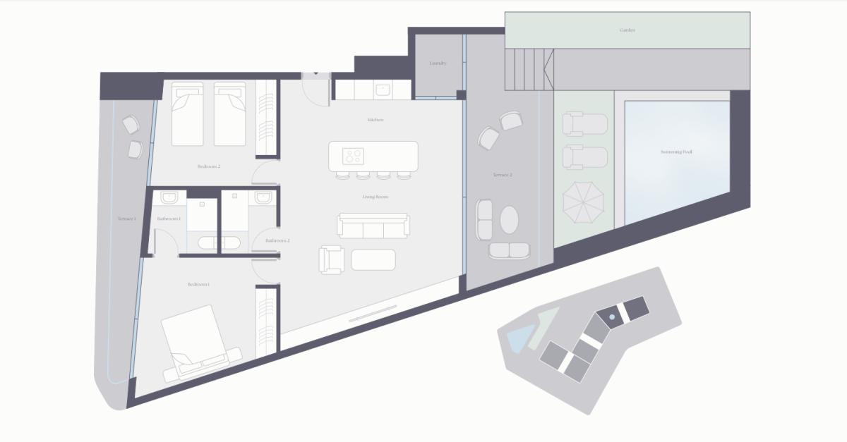 New construction BLUE HORIZON in Estepona plan 1