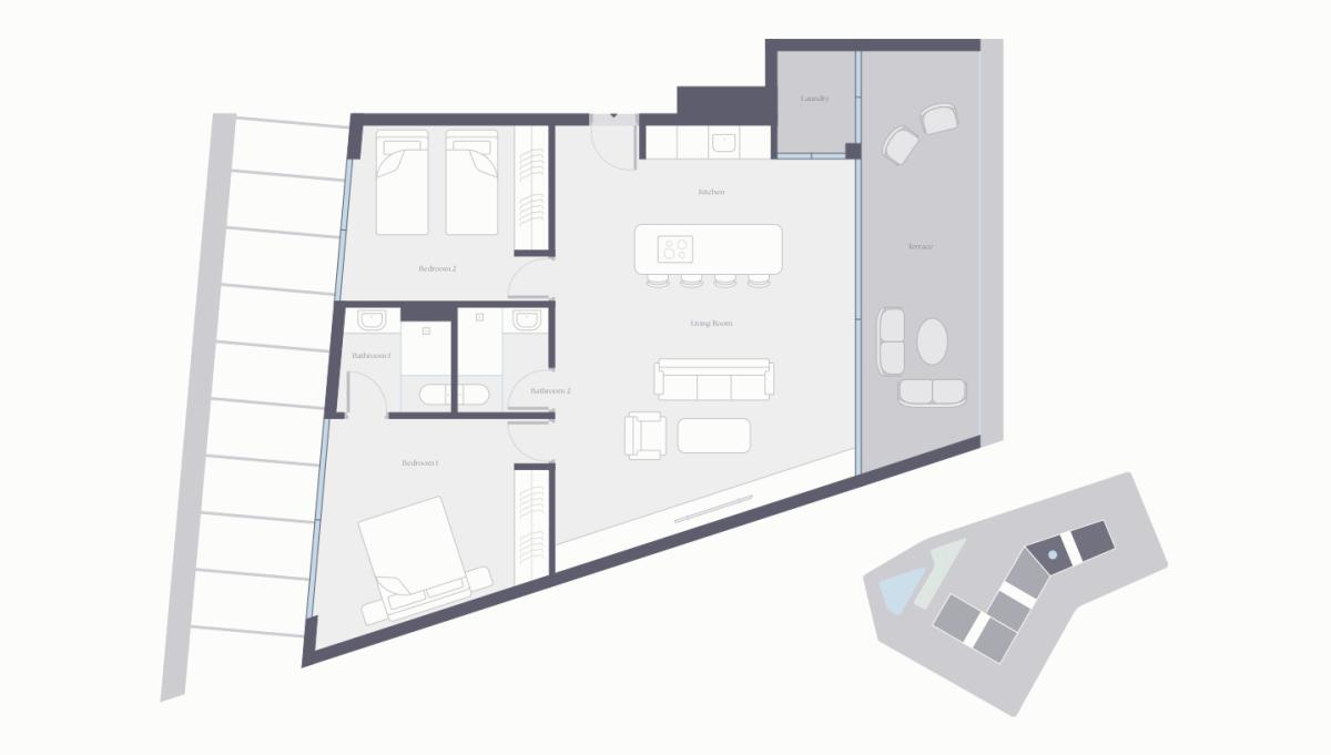 New construction BLUE HORIZON in Estepona plan 3