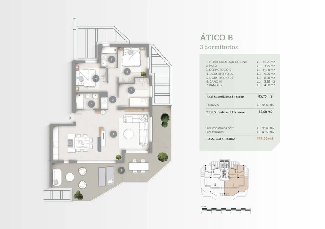 Продажа пентхауса на  Calle Eslovaquia, Кальпе photo 4