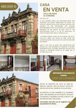 Chalet independiente en venta en , Noia photo 1