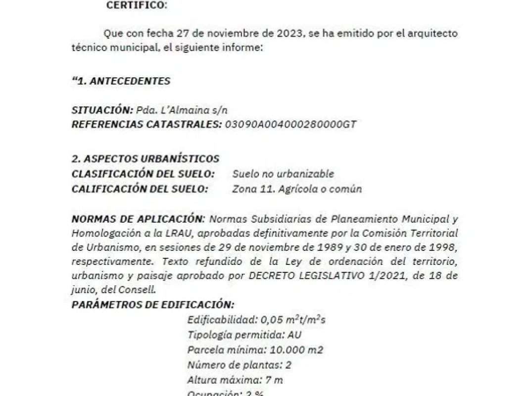 Terreno en venta en Mutxamel, Alicante photo 3