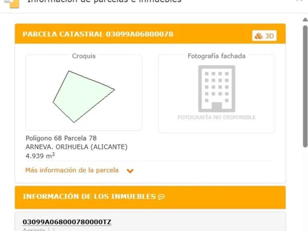 Terreno en venta en Orihuela, Alicante photo 1