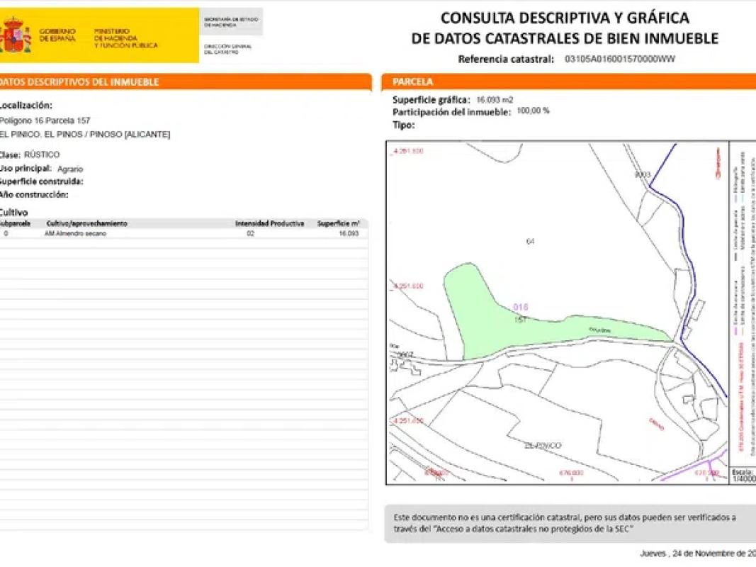 Land for sale in Pinoso, Alicante photo 2