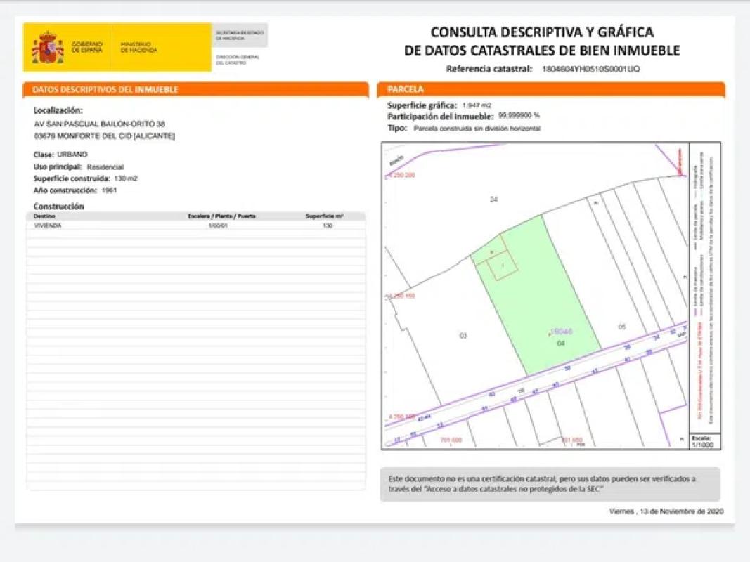 Land for sale in Monforte del Cid, Alicante photo 2